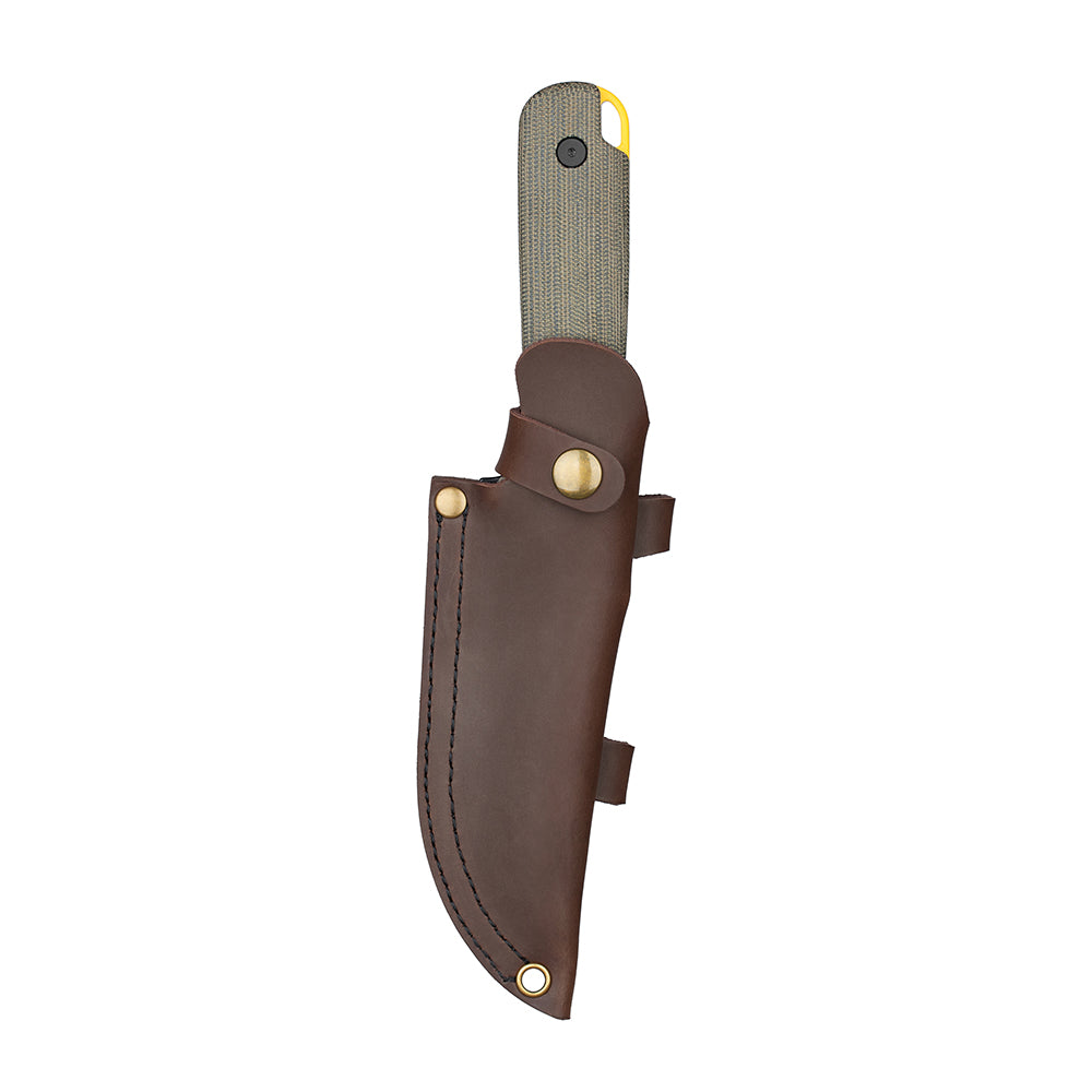 Fortitude 2 Full Tang Fixed Blade Knife with Leather Belt Sheath