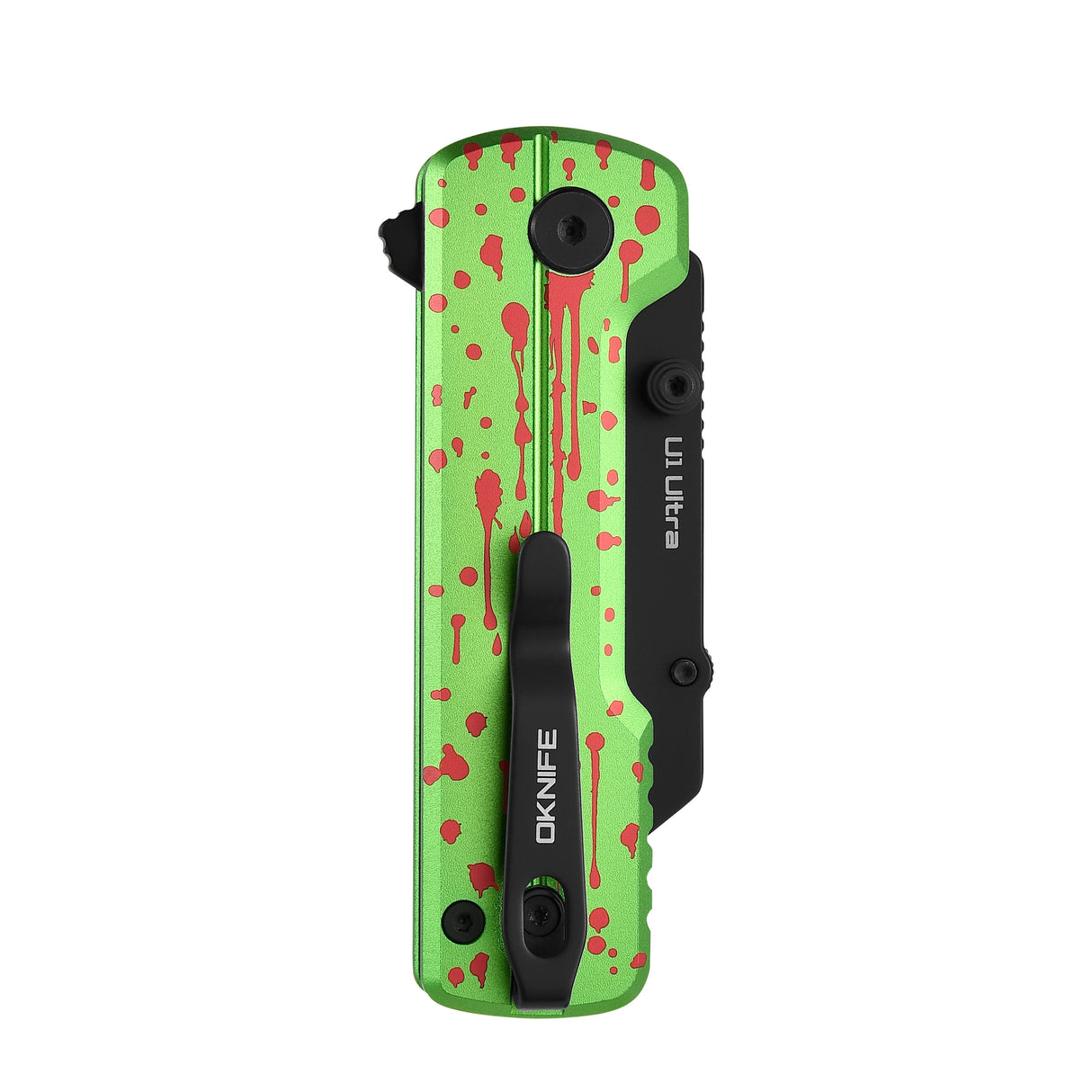 U1 Ultra Zombie Green Pocket Folding Utility Knife with Ceramic Blade