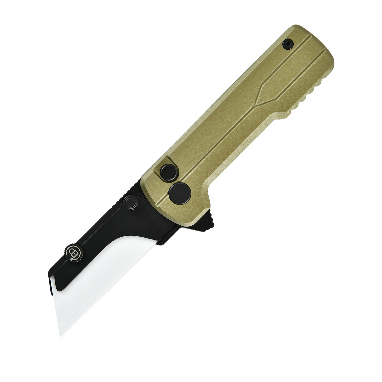 U1 Ultra Olive Green Pocket Folding Utility Knife with Ceramic Blade