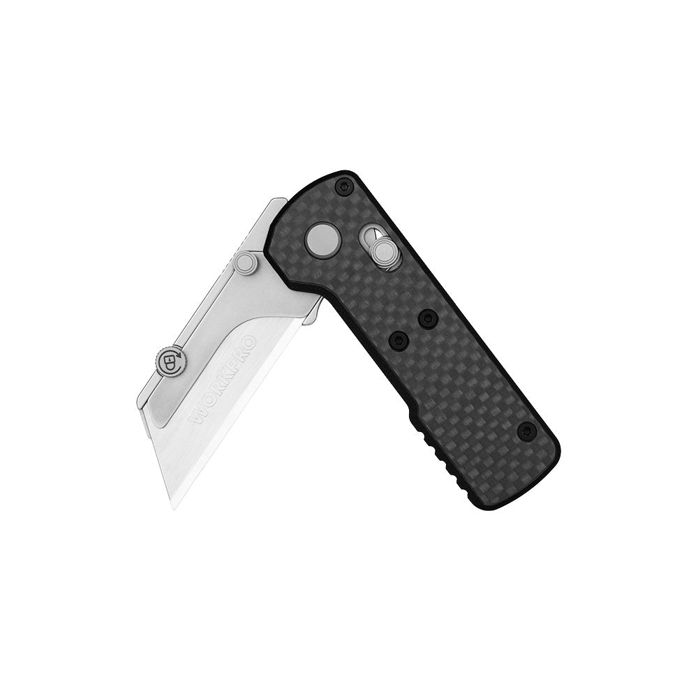 U1 Carbon Fiber Overlay Folding Utility Knife