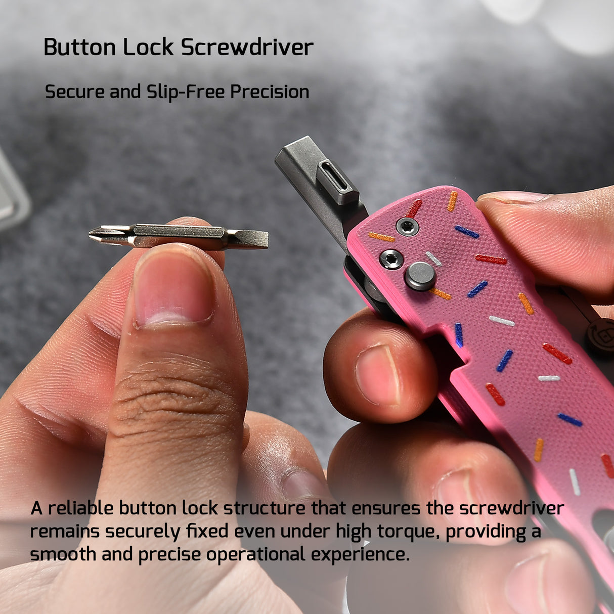 U1 Pro Doughnut Multitool Folding Utility Knife with Folding Screwdriver