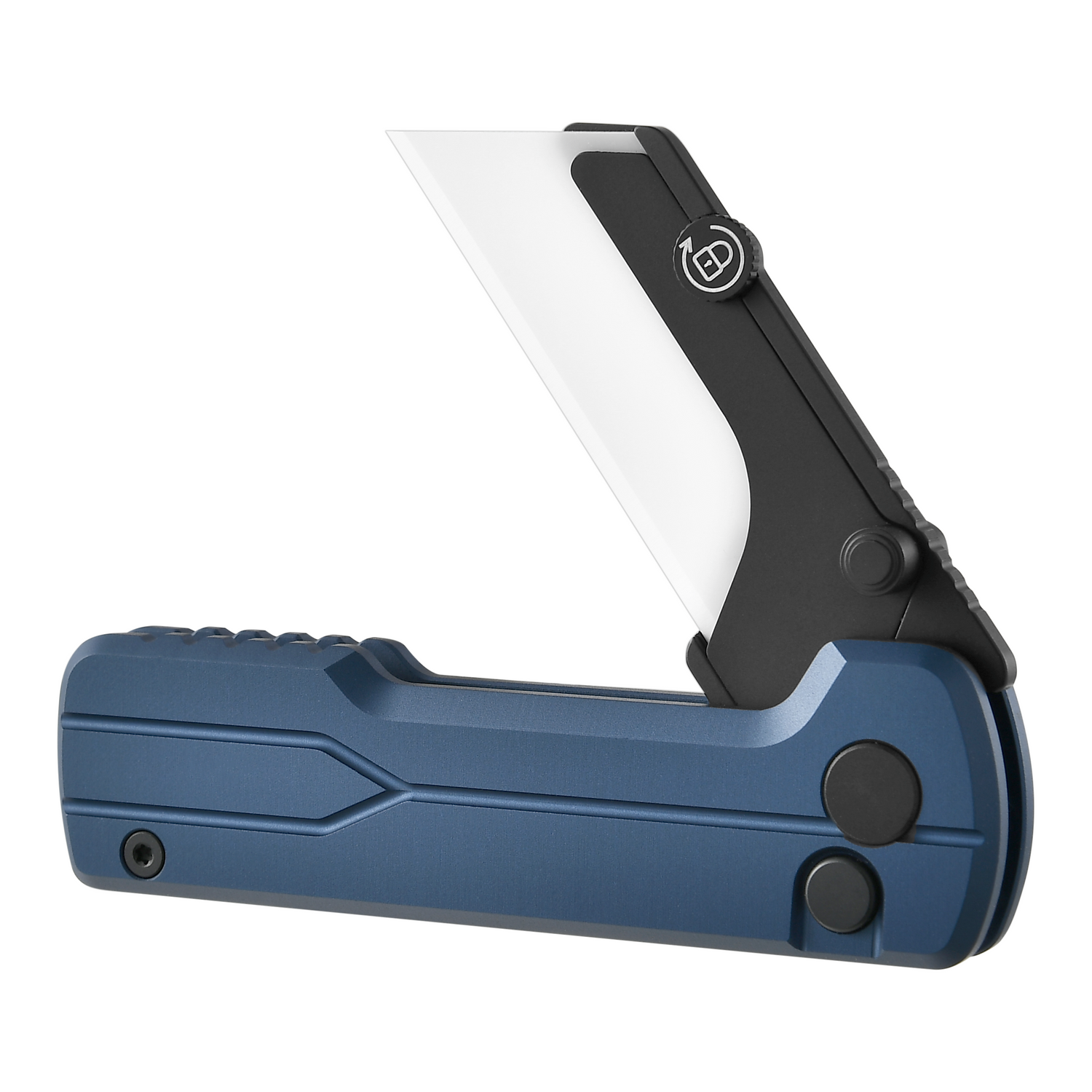 U1 Ultra Navy Blue Pocket Folding Utility Knife with Ceramic Blade