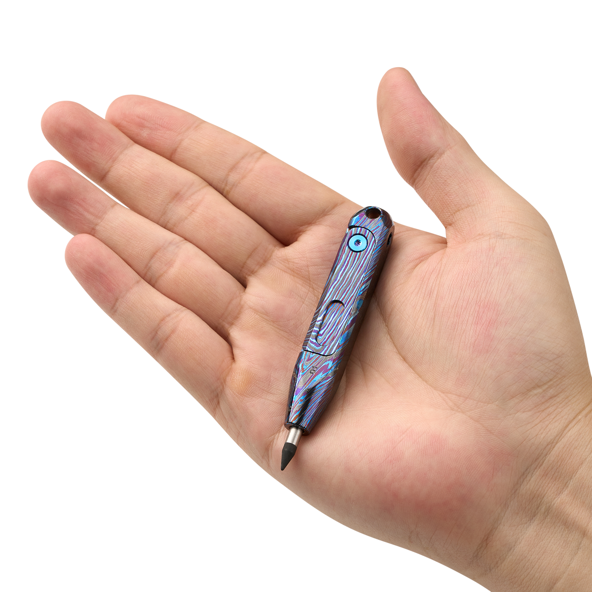 D1 Zirconium Damascus Bundle Spinning Top