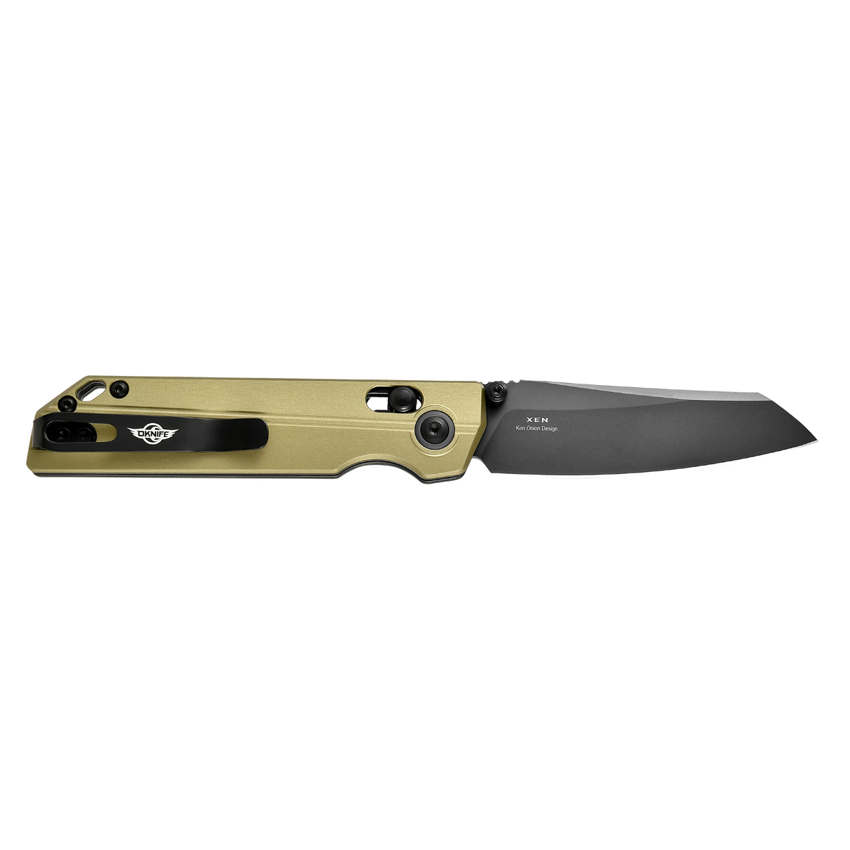 XEN Olive Green Rail Lock Folding Pocket Knife
