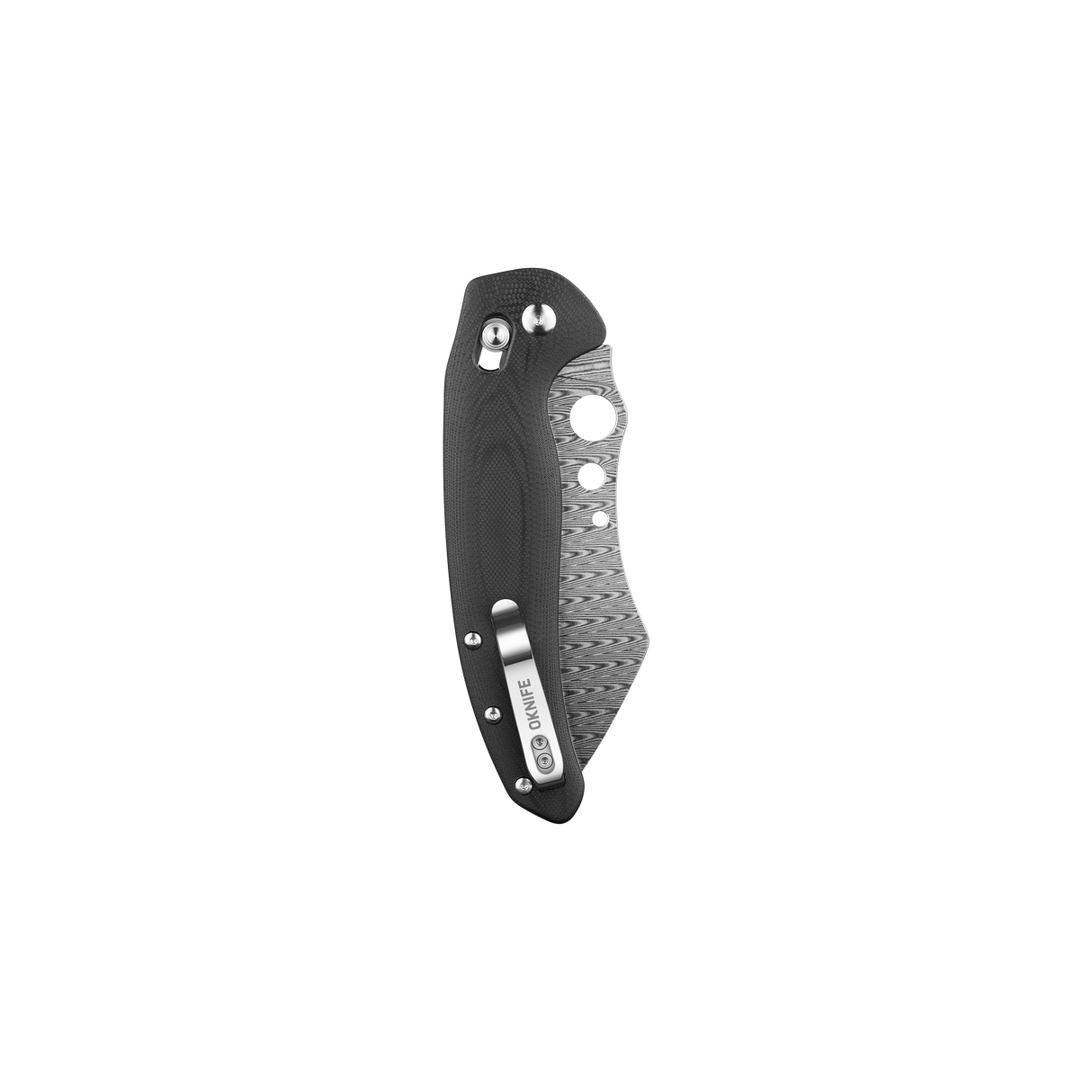 Sentry R1 Folding Chef Knife 4.61'' Steel Blade | Outdoor Kitchen Pocket Knife with G10 Handle (Damascus)
