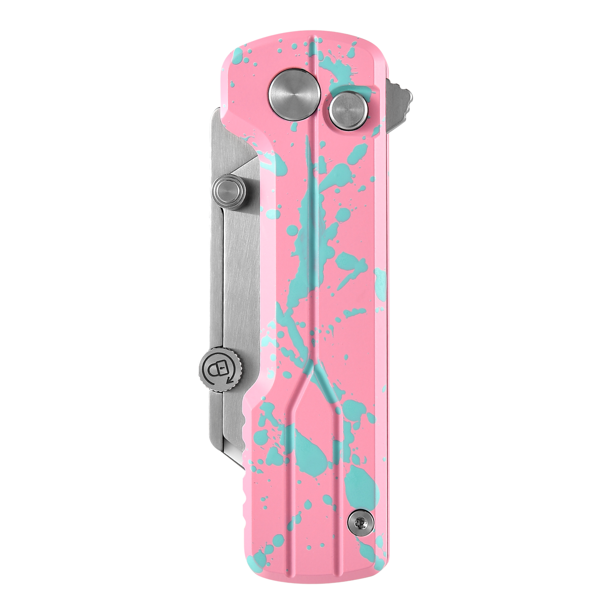 U1 Ultra Zombie Pink Pocket Folding Utility Knife with Ceramic Blade