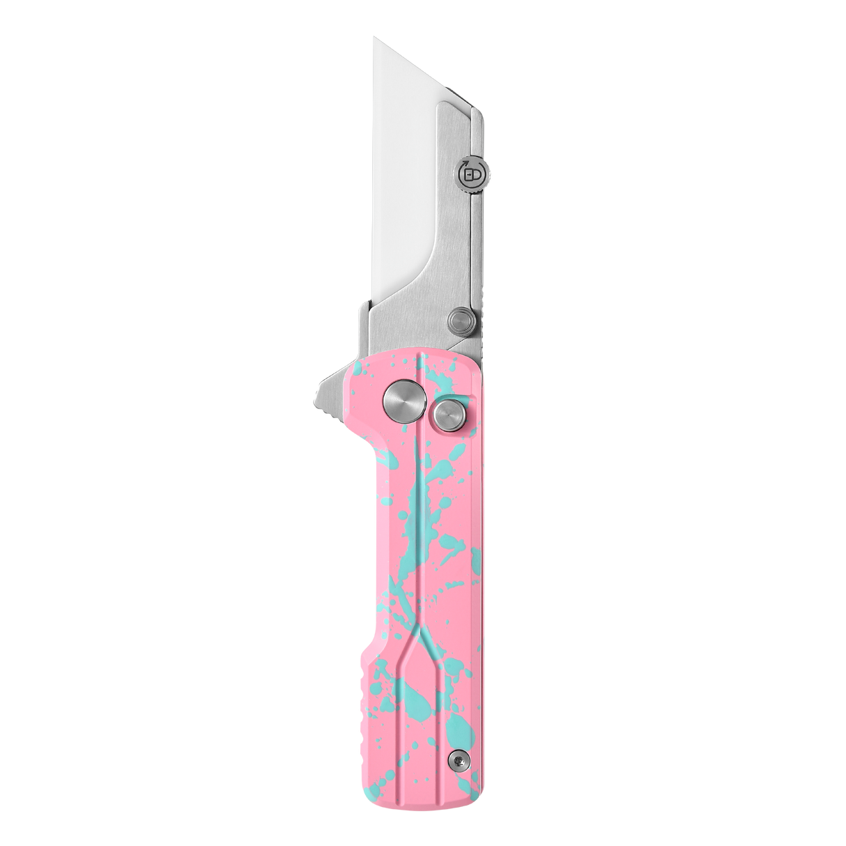 U1 Ultra Zombie Pink Pocket Folding Utility Knife with Ceramic Blade
