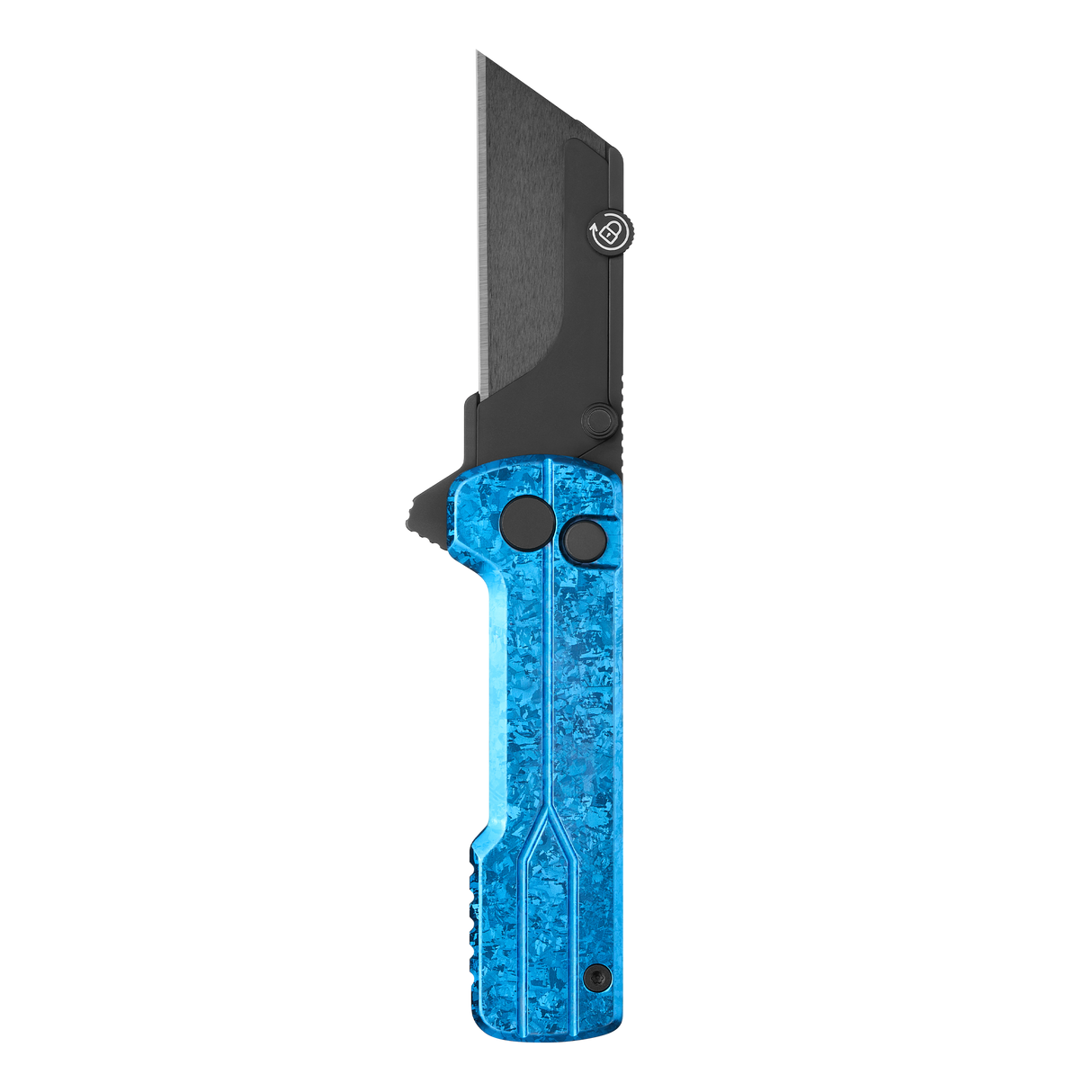 U1 Ultra Snowflake Blue Utility Knife with Ceramic Blade