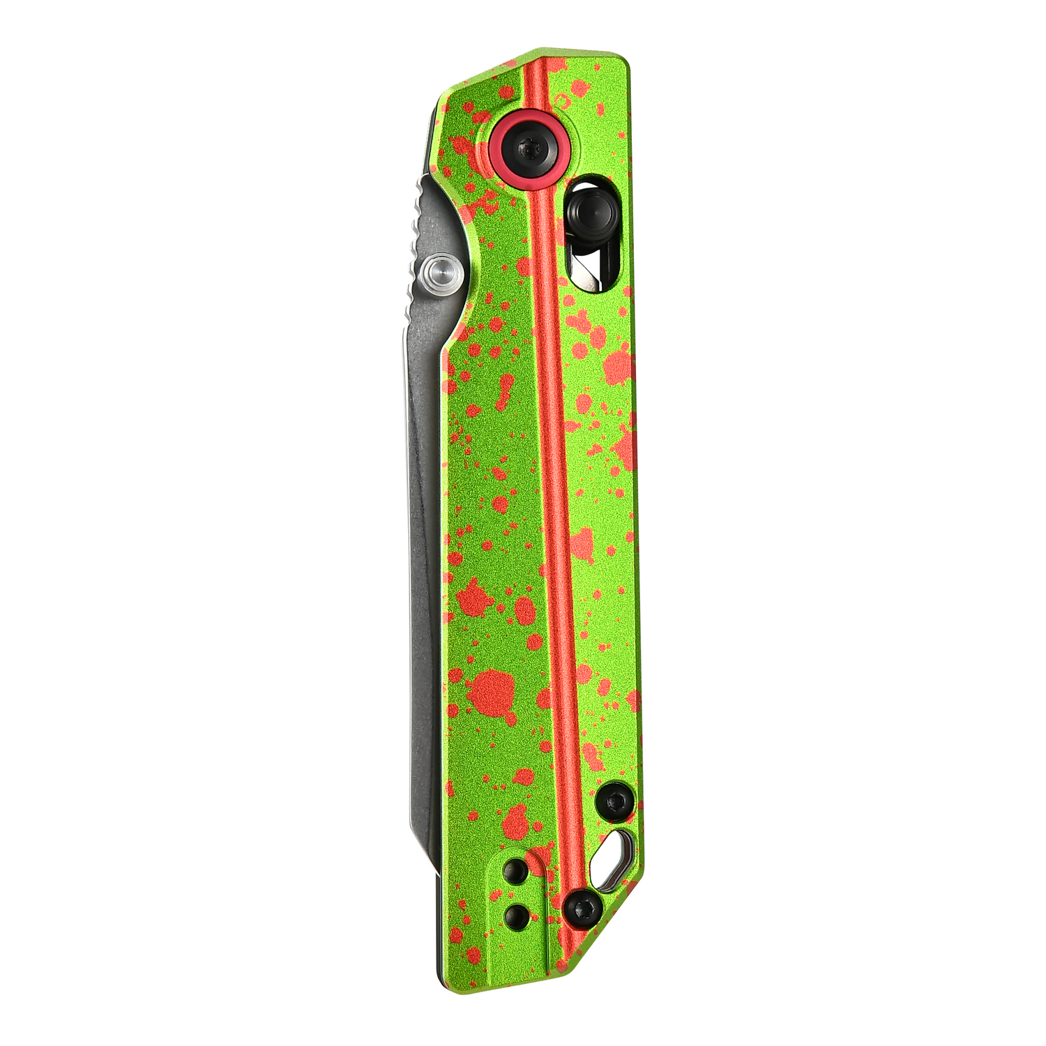 XEN Zombie Green Rail Lock Folding Pocket Knife