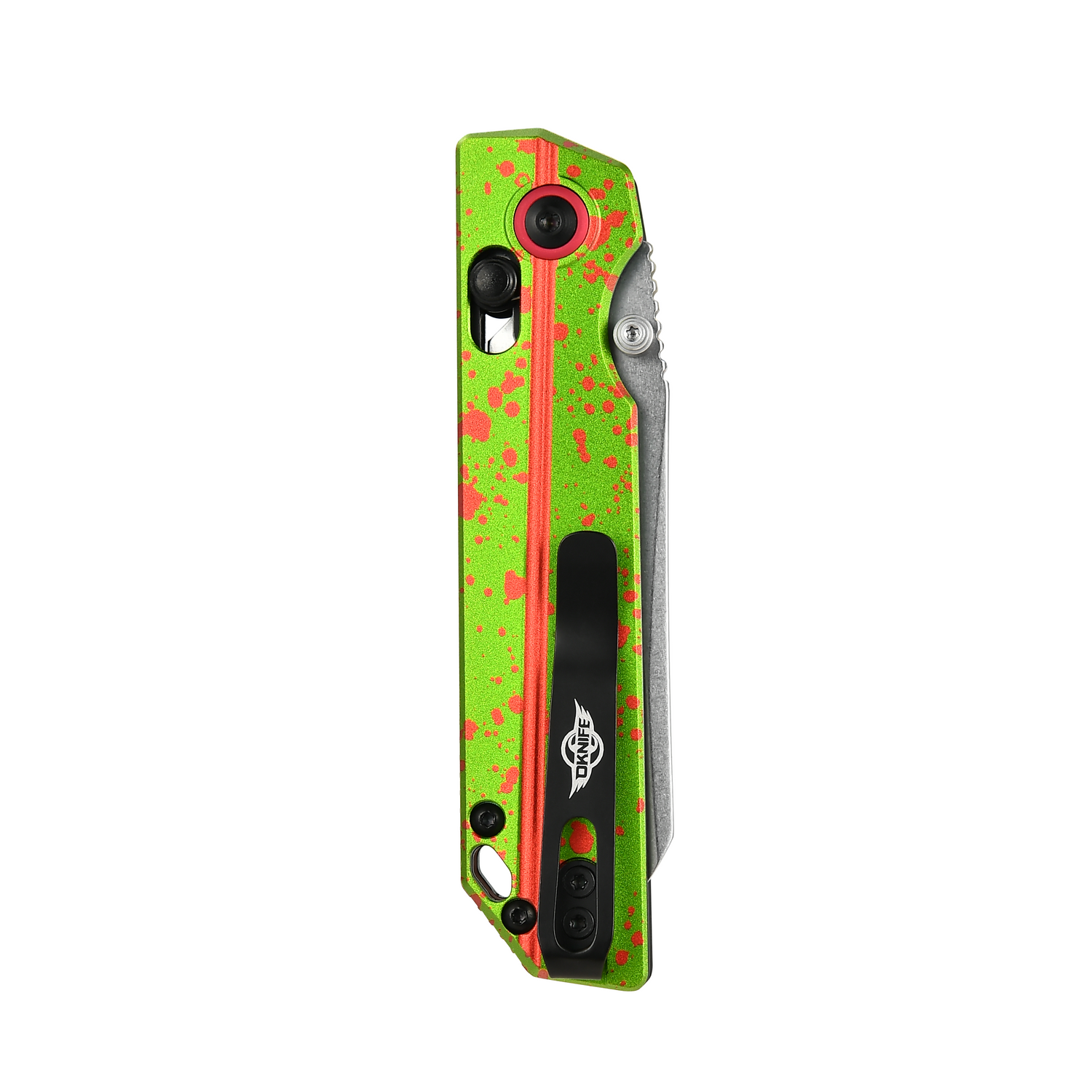 XEN Zombie Green Rail Lock Folding Pocket Knife