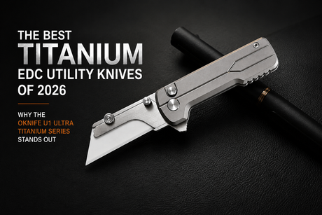 The Best Titanium EDC Utility Knives of 2026: Why the OKNIFE U1 Ultra Titanium Series Stands Out