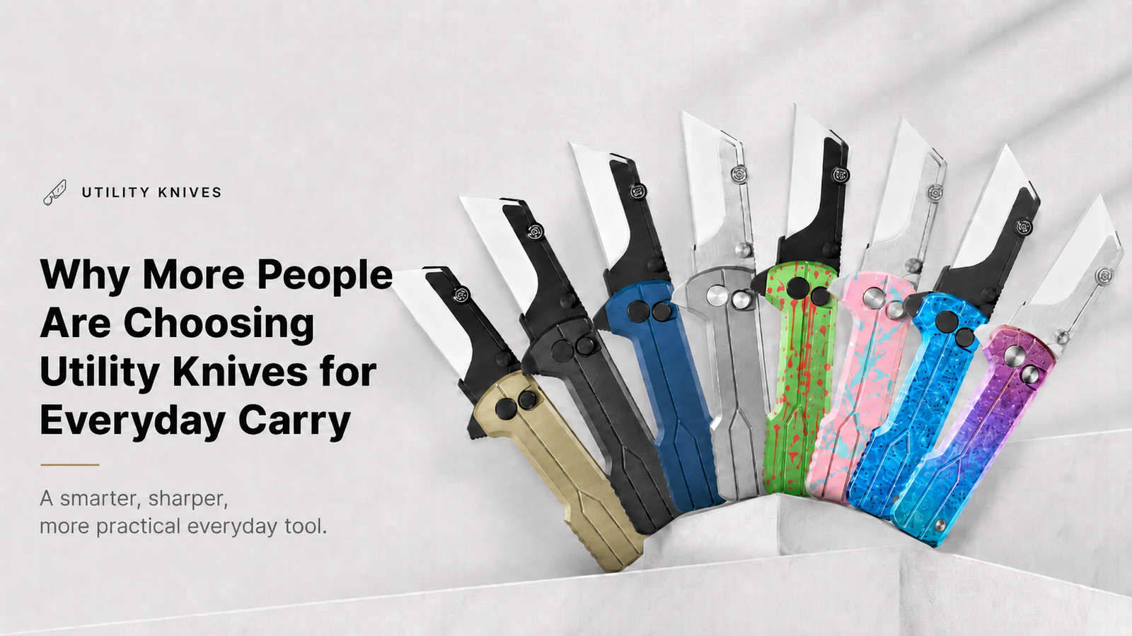 Why More People Are Choosing Utility Knives for Everyday Carry