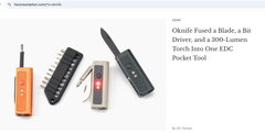 OKNIFE MK Featured on HiConsumption