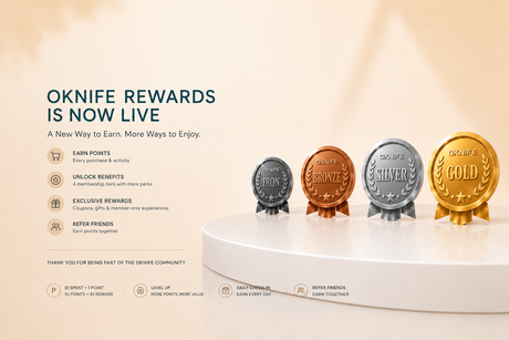OKNIFE Launches Rewards Membership Program