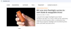 OKNIFE MK Featured by New Atlas: A Compact 3-in-1 EDC Tool