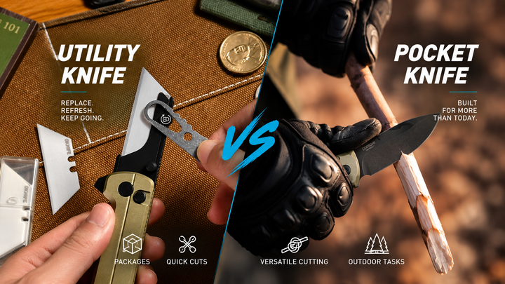 Utility Knife vs Pocket Knife: Which Is Better for Everyday Carry?