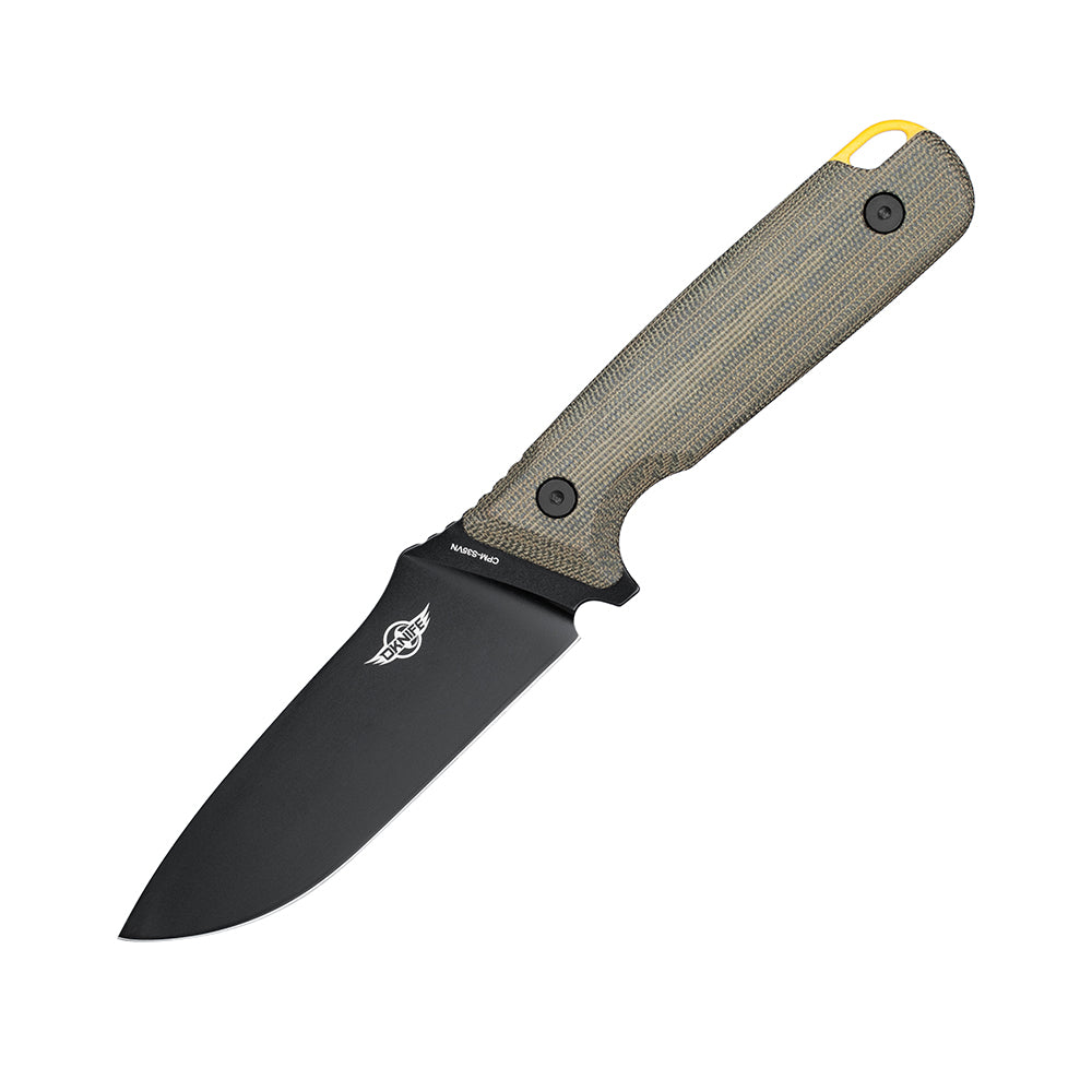Fortitude 2 Full Tang Fixed Blade Knife with Leather Belt Sheath