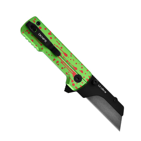 U1 Ultra Zombie Green Pocket Folding Utility Knife with Ceramic Blade