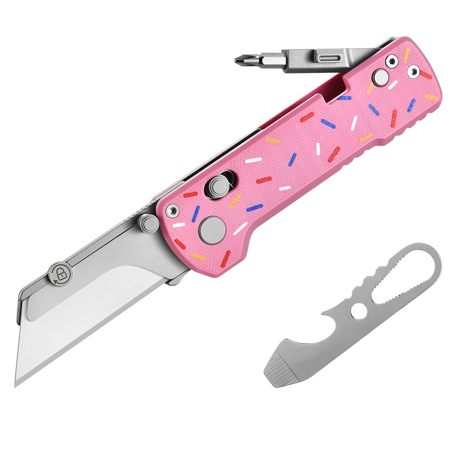 U1 Pro Doughnut Multitool Folding Utility Knife with Folding