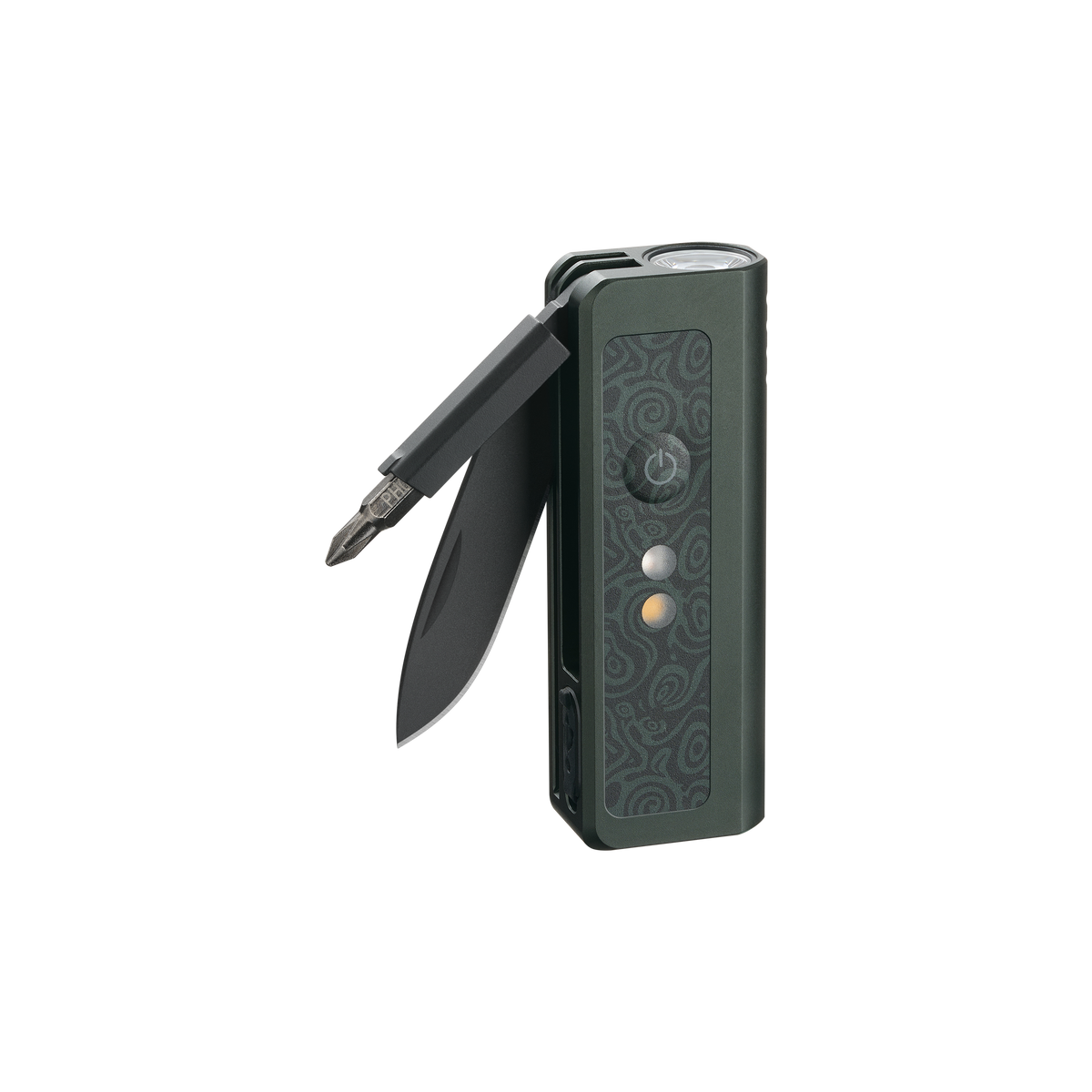 OKNIFE MK | 3-in-1 EDC Utility Tool | Flashlight, Pocket Knife & Screwdriver