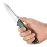 AION Green Micarta Flipper Folding Pocket Knife