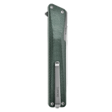 AION Green Micarta Flipper Folding Pocket Knife