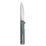 AION Green Micarta Flipper Folding Pocket Knife