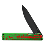 AION Zombie Green Flipper Folding Pocket Knife