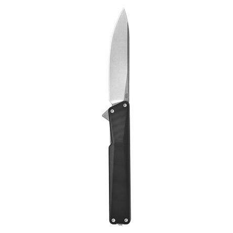 AION Black G10 Flipper Folding Pocket Knife