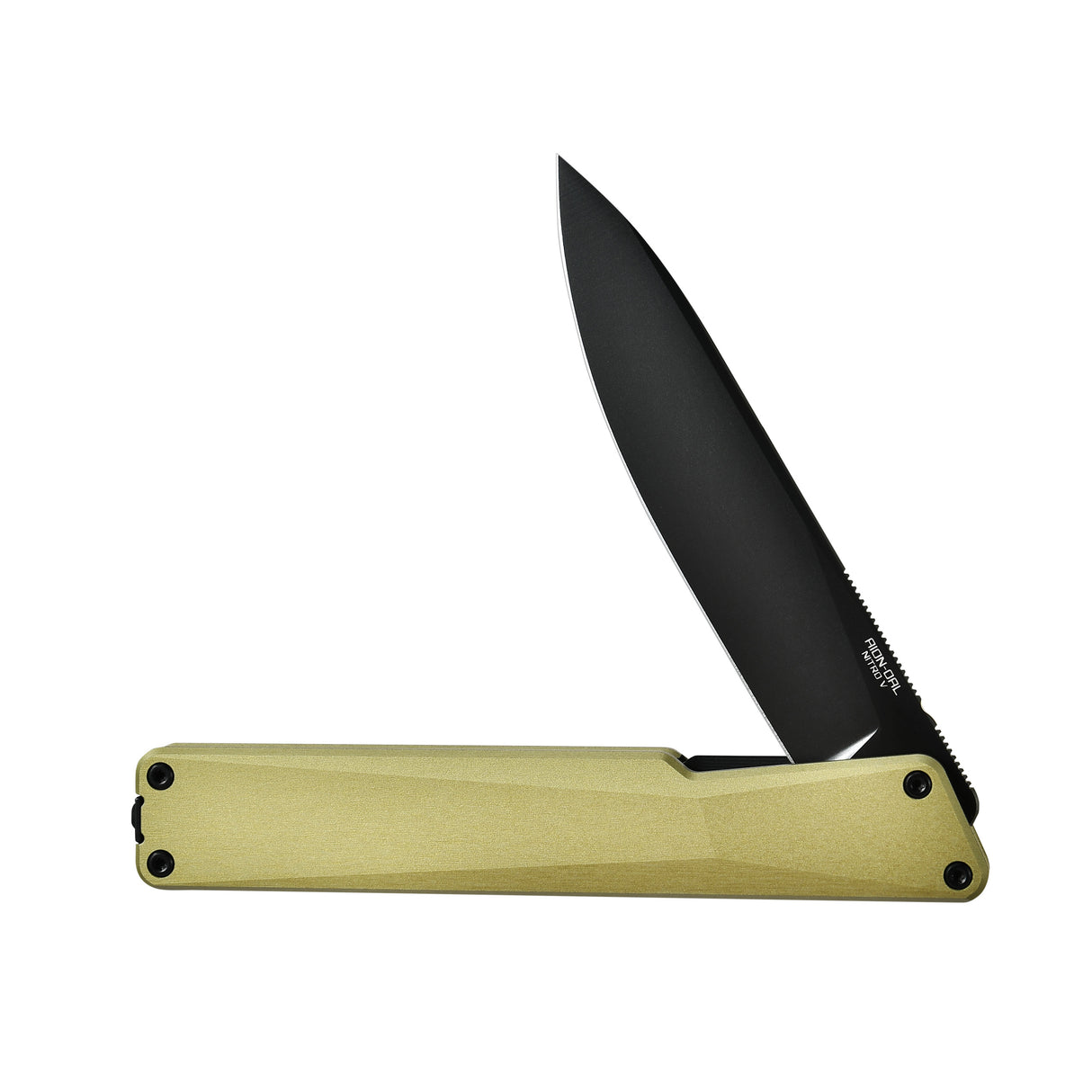 AION Olive Green Flipper Folding Pocket Knife