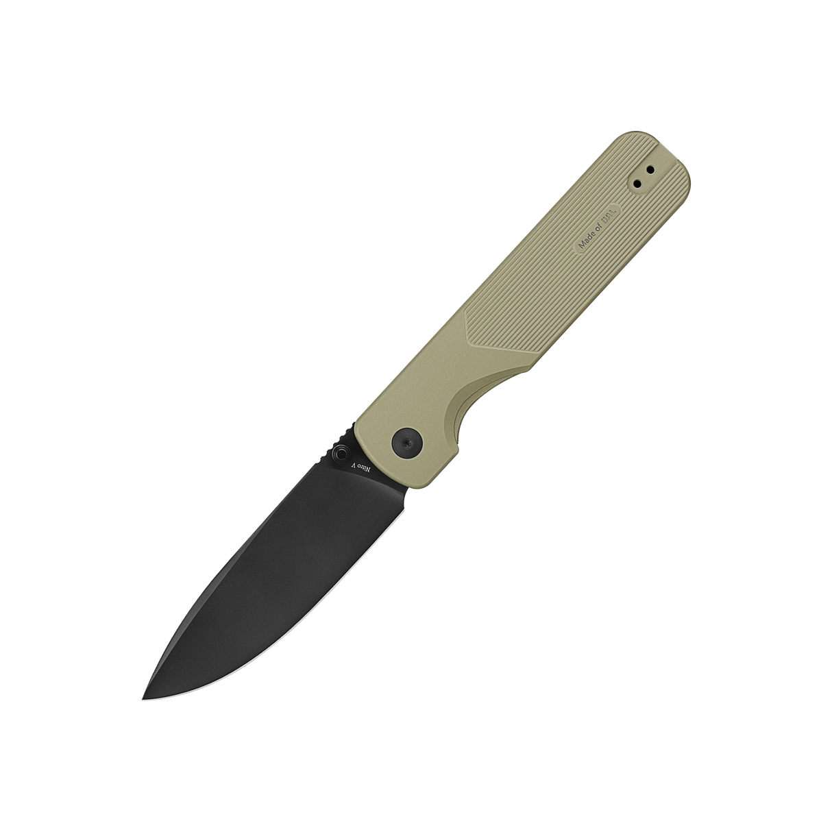 Duron Folding Pocket Knife with OAL Handle | Nitro-V Steel Drop Point Blade | PVD Coating | Frame-Lock
