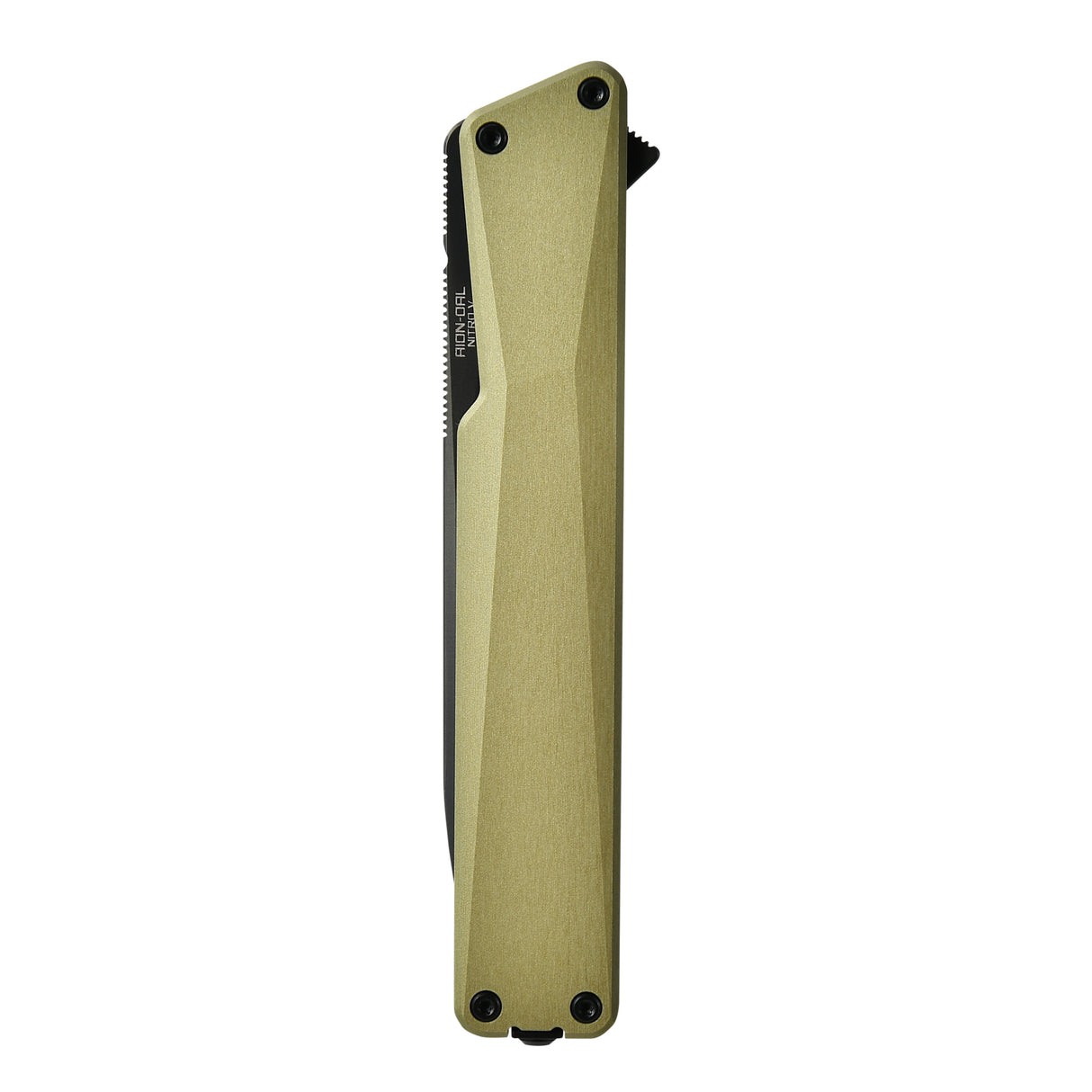 AION Olive Green Flipper Folding Pocket Knife