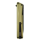 AION Olive Green Flipper Folding Pocket Knife