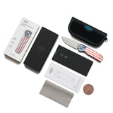 Rubato 4 Stars & Stripes Rail Lock EDC Pocket Knife