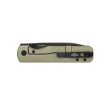 Duron Folding Pocket Knife with OAL Handle | Nitro-V Steel Drop Point Blade | PVD Coating | Frame-Lock