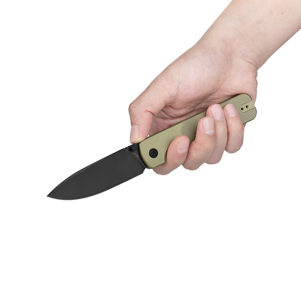 Duron Folding Pocket Knife with OAL Handle | Nitro-V Steel Drop Point Blade | PVD Coating | Frame-Lock