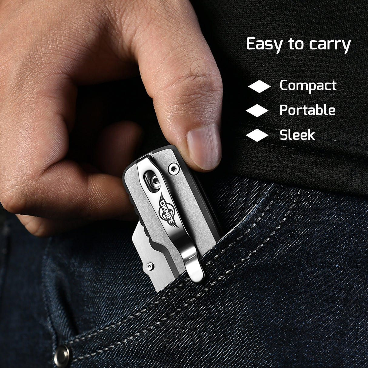 U1 Ti Titanium Utility Knife with Ceramic Blade