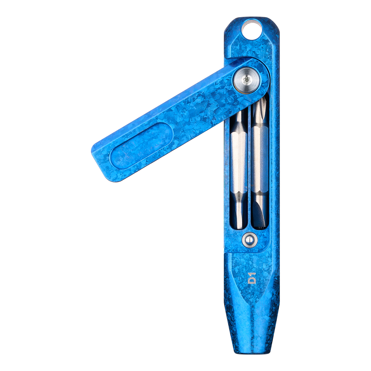 D1 Snowflake Blue EDC Multi-Bit Driver