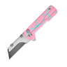 U1 Ultra Zombie Pink Pocket Folding Utility Knife with Ceramic Blade