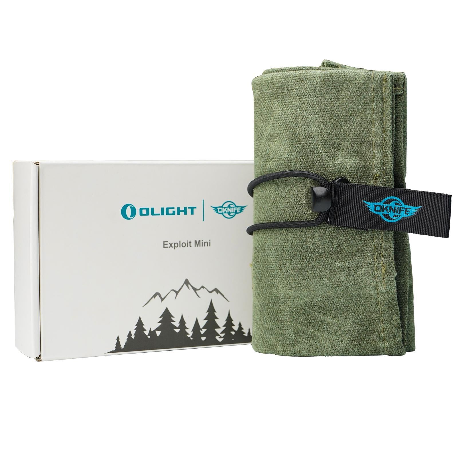 Exploit Mini OD Green Tool Roll Bag – OKNIFE