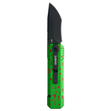 OKNIFE LK Zombie Green Folding Knife with Rechargeable Flashlight & RGB Light (Pre-order)