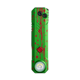 OKNIFE LK Zombie Green Folding Knife with Rechargeable Flashlight & RGB Light (Pre-order)