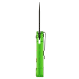 OKNIFE LK Zombie Green Folding Knife with Rechargeable Flashlight & RGB Light