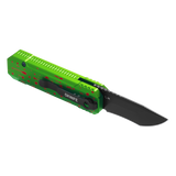 OKNIFE LK Zombie Green Folding Knife with Rechargeable Flashlight & RGB Light