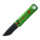 OKNIFE LK Zombie Green Folding Knife with Rechargeable Flashlight & RGB Light (Pre-order)