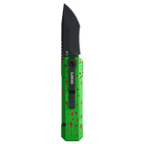 OKNIFE LK Zombie Green Folding Knife with Rechargeable Flashlight & RGB Light (Pre-order)