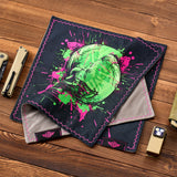 Ohanks Z1 10"x10" Dual-Sided Cotton Handkerchief & Microfiber Cleaning Cloth