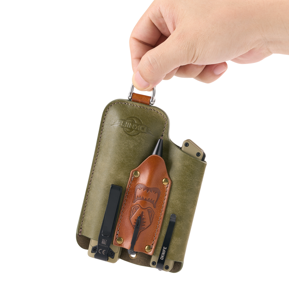 OKNIFE Osheath S1 3-in-1 Leather Sheath