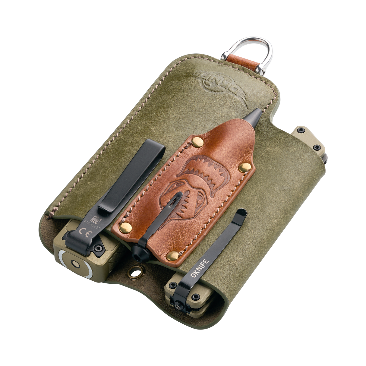OKNIFE Osheath S1 3-in-1 Leather Sheath