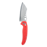 Sentry R1 Folding Chef Knife 4.61'' Steel Blade | Outdoor Kitchen Pocket Knife with G10 Handle (Damascus)